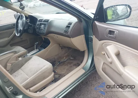 2004 Honda Civic Vp from USA, damaged, VIN 1HGES16384L006612